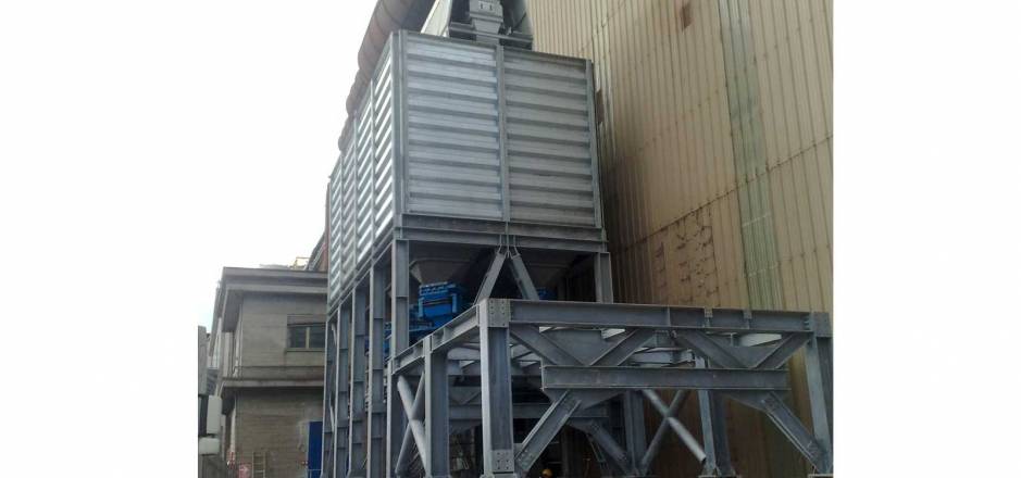 Steel storage bin